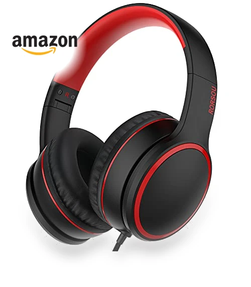 Over-Ear Headphones with Microphone — In-Ear Headphones, RORSOU