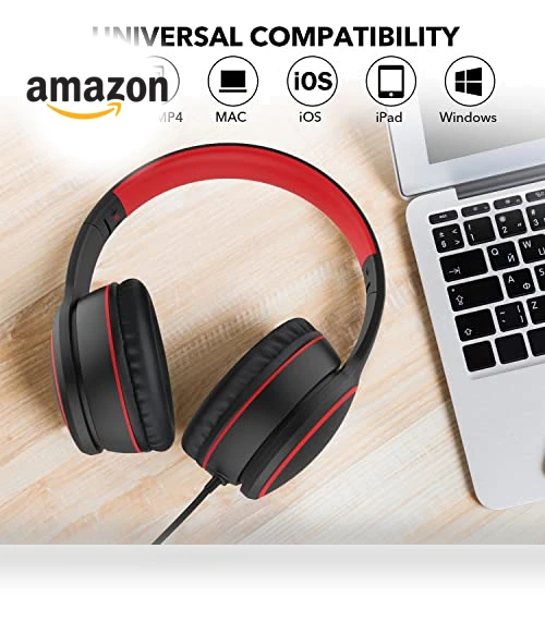 Over-Ear Headphones with Microphone — In-Ear Headphones, RORSOU