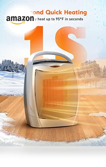 Portable Space Heater with Thermostat — Portable Heating Solutions, GiveBest