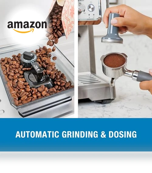 Semi Automatic Coffee Maker With Manual Tamper — Coffee & Espresso Combos, Koolatron