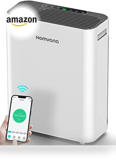 Smart Air Purifier for Home — Electrostatic Air Purifiers, Homvana