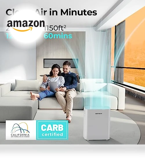 Smart Air Purifier for Home — Electrostatic Air Purifiers, Homvana