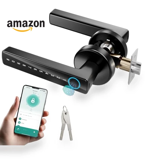 Smart Door Knob with Keypad Keyless Entry — Smart Home Security, Omlepai