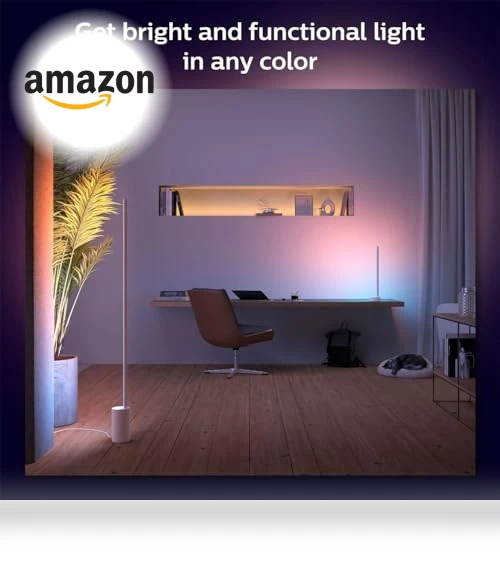 Smart Floor Lamp — LED, Philips Hue