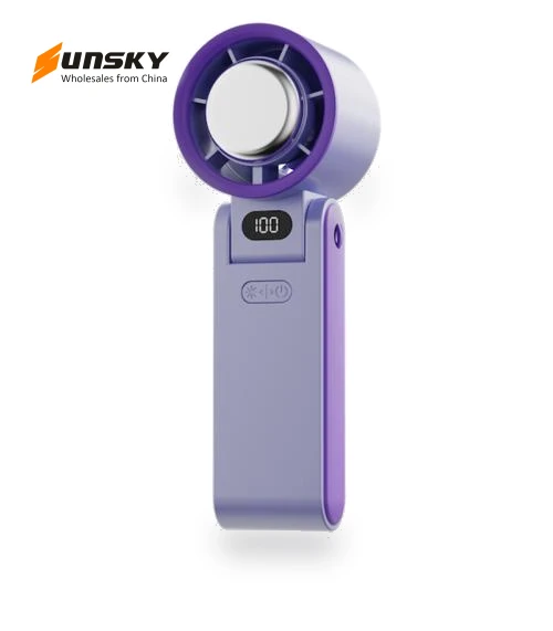 Smart Ice Compress Folding Handheld Fan — Portable Cooling Solutions