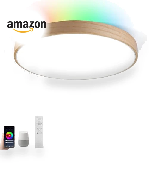 Smart LED Ceiling Light — Close To Ceiling, HOREVO