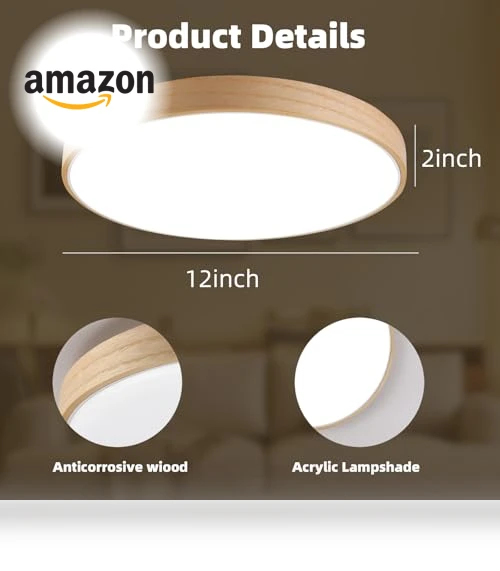 Smart LED Ceiling Light — Close To Ceiling, HOREVO