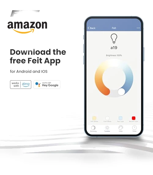 Smart LED Light Bulb — LED, Feit Electric