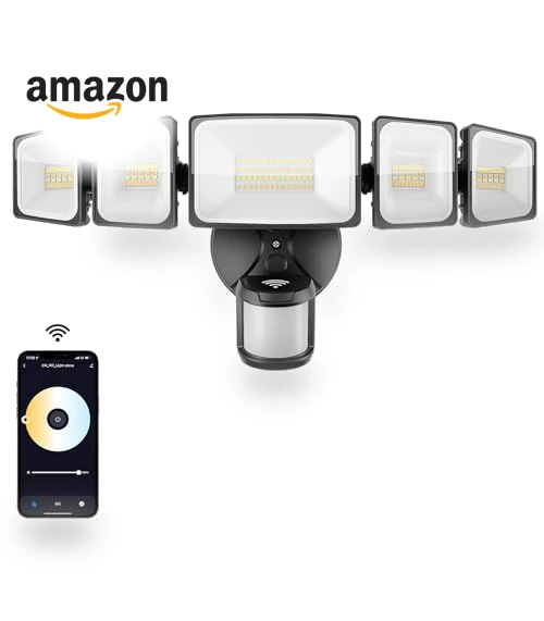 Smart LED Security Lights Motion Sensor Outdoor — Outdoor Security & Flood Lighting, Onforu