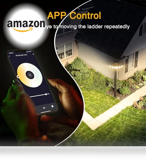 Smart LED Security Lights Motion Sensor Outdoor — Outdoor Security & Flood Lighting, Onforu