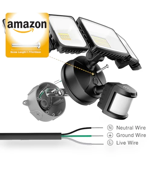 Smart LED Security Lights Motion Sensor Outdoor — Outdoor Security & Flood Lighting, Onforu