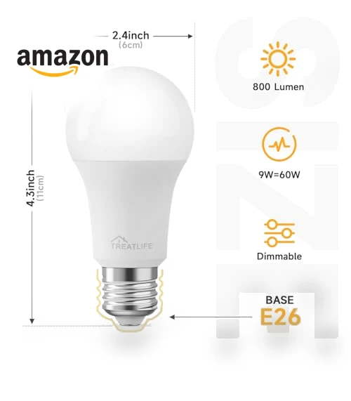 Smart Light Bulbs — Lighting Solutions, TREATLIFE
