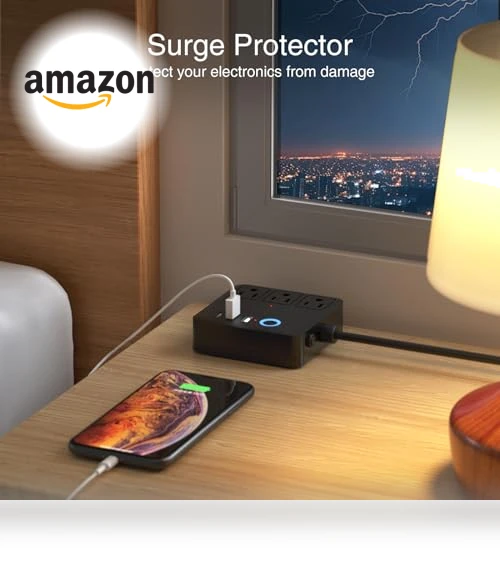 Smart Power Strip with USB Ports — Power Solutions & Surge Protection, GHome Smart