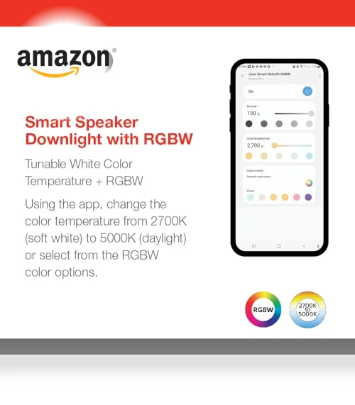 Smart Recessed Light Speaker — LED, Juno