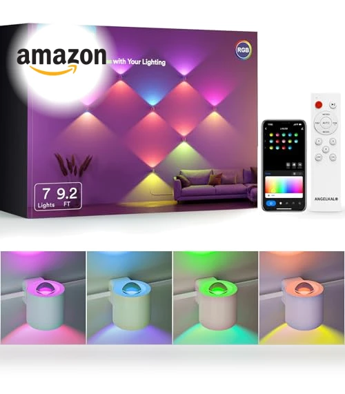 Smart Wall Sconces — Wall Lighting, ANGELHALO