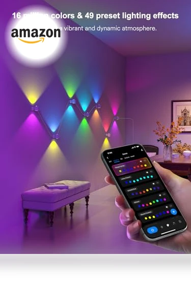 Smart Wall Sconces — Wall Lighting, ANGELHALO