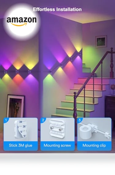 Smart Wall Sconces — Wall Lighting, ANGELHALO