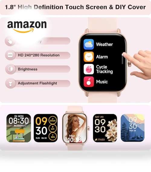 Smart Watch for Women with Alexa, Fitness Tracking, and Waterproof Design — Smartwatches, aeac
