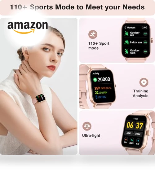 Smart Watch for Women with Alexa, Fitness Tracking, and Waterproof Design — Smartwatches, aeac