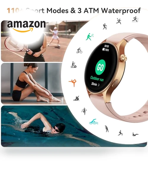 Smart Watch for Women with AMOLED Screen — Smartwatches, aeac