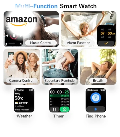 Smart Watch with Alexa Built-in — Smartwatches, Faweio