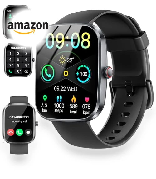 Smart Watch with Bluetooth Call and Fitness Tracking — Smartwatches, Soudorv