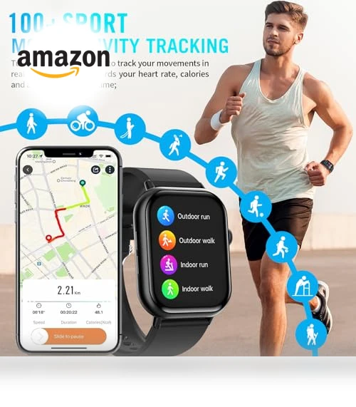Smart Watch with HD Screen and Health Monitoring — Smartwatches, Williben