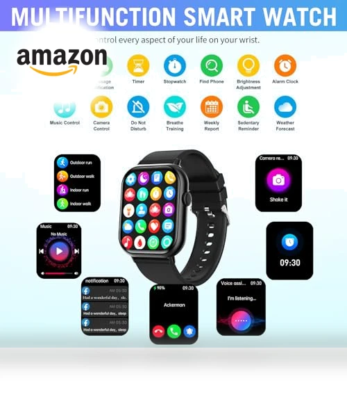 Smart Watch with HD Screen and Health Monitoring — Smartwatches, Williben