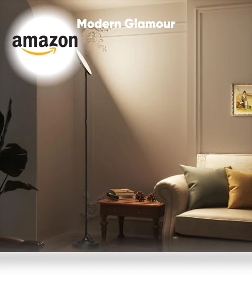 Super Bright LED Floor Lamp with Remote Control — Standing Lights, SIBRILLE