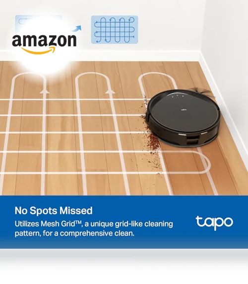 Ultra-Slim LiDAR Smart Navigation Robot Vacuum and Mop — Smart Cleaning Robots, Tapo