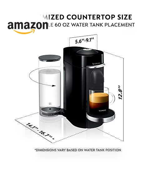 VertuoPlus Deluxe Coffee and Espresso Machine Bundle with Aeroccino Milk Frother — Coffee & Espresso Combos, Nespresso