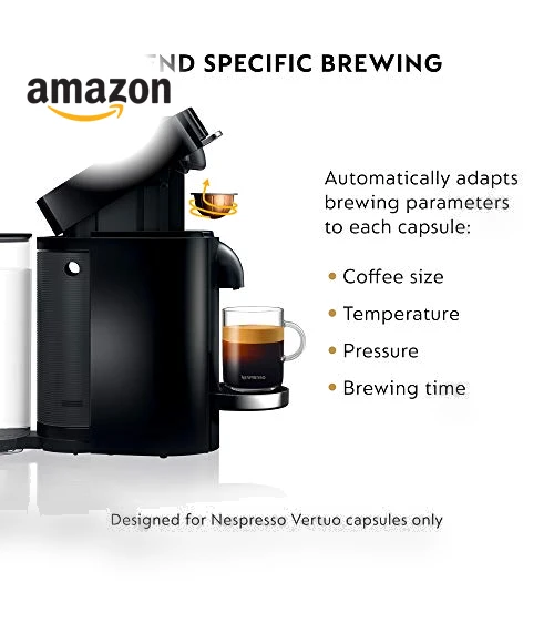 VertuoPlus Deluxe Coffee and Espresso Machine Bundle with Aeroccino Milk Frother — Coffee & Espresso Combos, Nespresso