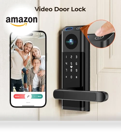 Video Smart Lock with Camera & Doorbell — Deadbolts, Camcamp