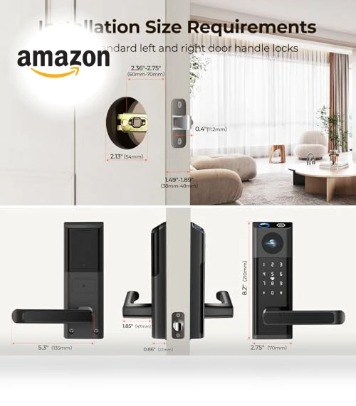 Video Smart Lock with Camera & Doorbell — Deadbolts, Camcamp