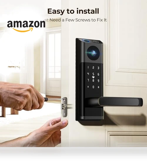 Video Smart Lock with Camera & Doorbell — Deadbolts, Camcamp