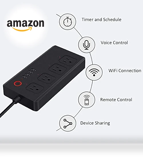 WiFi Surge Protector with USB Ports — Power Solutions & Surge Protection, UseeLink