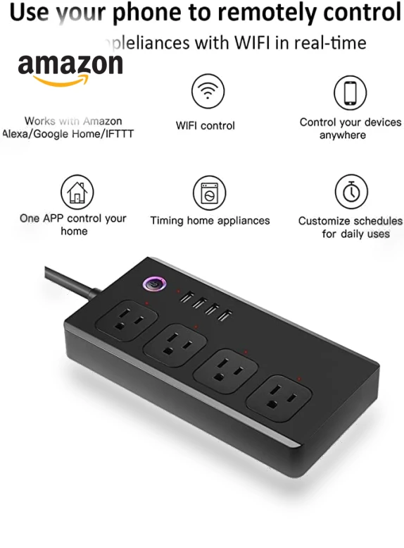 WiFi Surge Protector with USB Ports — Power Solutions & Surge Protection, UseeLink