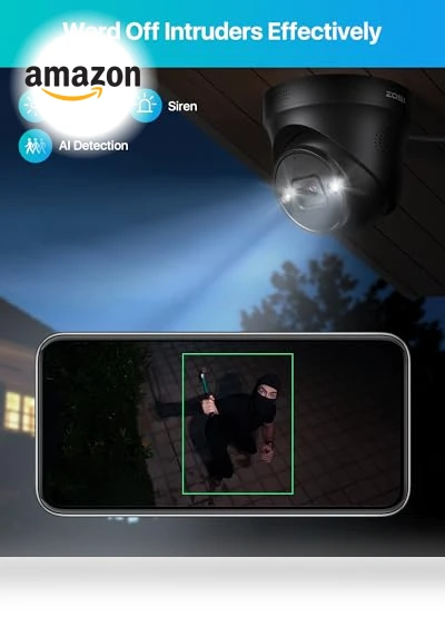 16CH 4K PoE Security Camera System — Smart Home Security, ZOSI