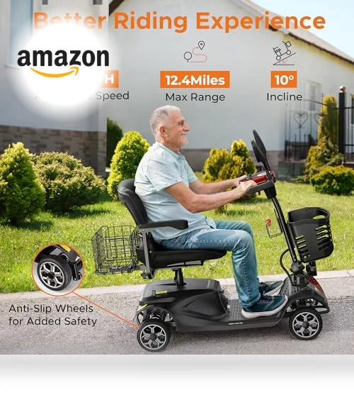 4 Wheel Powered Mobility Scooter — Mobility Scooters, ENGWE