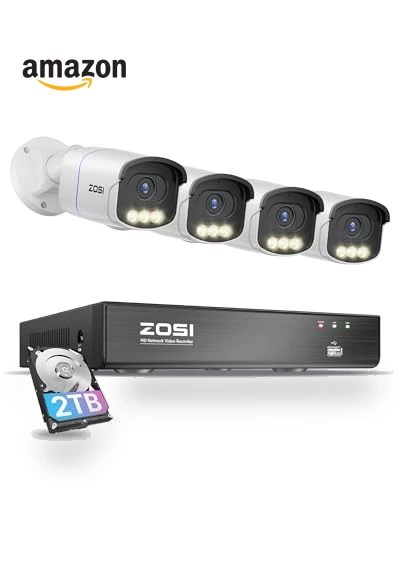 4K PoE Security Camera System — Security Cameras, ZOSI