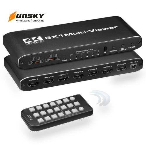 4K Seamless Switcher Screen Splitter — KVM Switches, JQF2