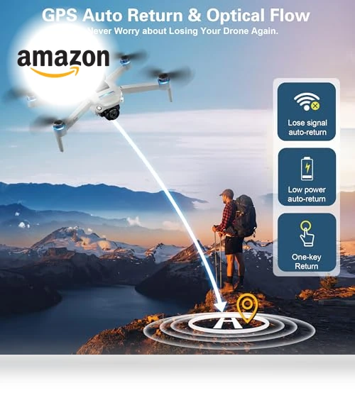 4K UHD Camera Drone with GPS — Drones, CANKETEC