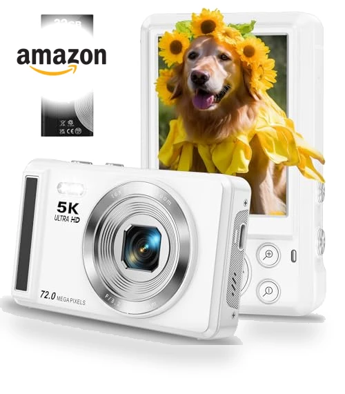 5K Digital Camera with 16X Zoom — Compact Digital Cameras, YiFuar