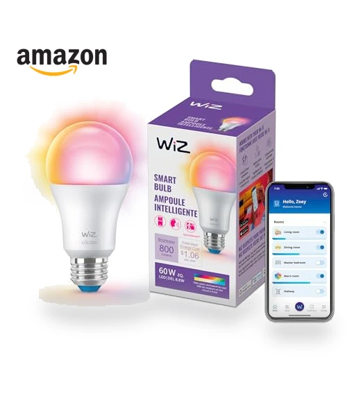 60W A19 LED Smart Light Bulb — LED, WiZ Connected