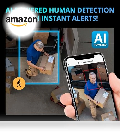 AI Powered Sentinel 4k Poe Security Camera System — Smart Home Security, Defender