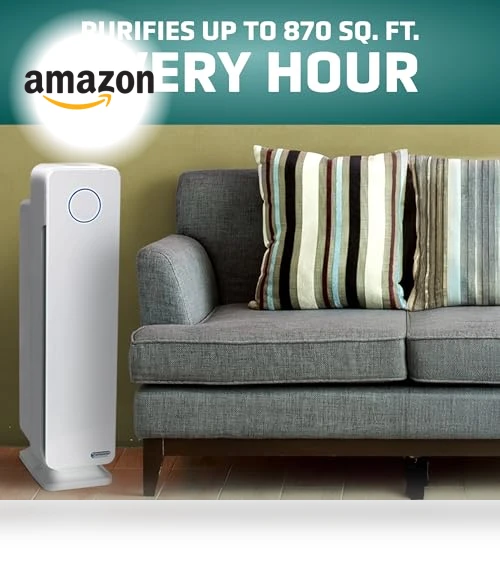 Air Purifier for Home, Large Rooms — Electrostatic Air Purifiers, GermGuardian