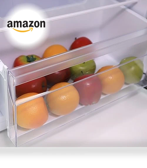 Apartment Refrigerator Freestanding Slim Design Full Fridge — Mini Fridges, West Bend