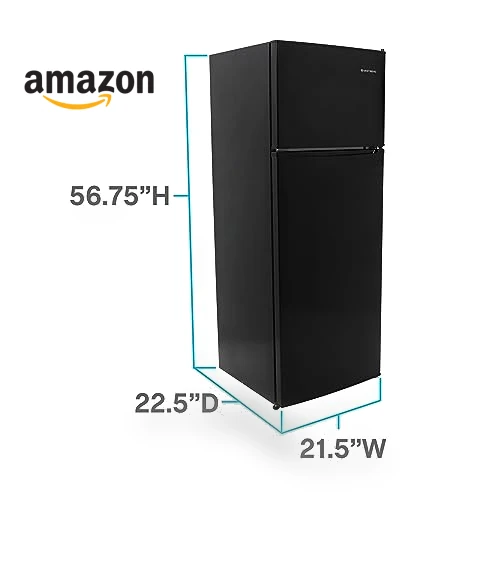 Apartment Refrigerator Freestanding Slim Design Full Fridge — Mini Fridges, West Bend