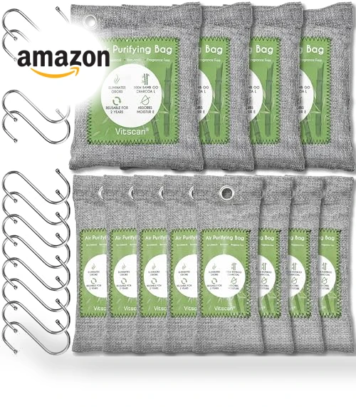 Bamboo Charcoal Air Purifying Bag — Activated Carbon Air Purifiers, Vitscan
