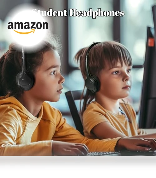 Class Set Headphones for Kids Students School Classroom — In-Ear Headphones, ZHENWAY
